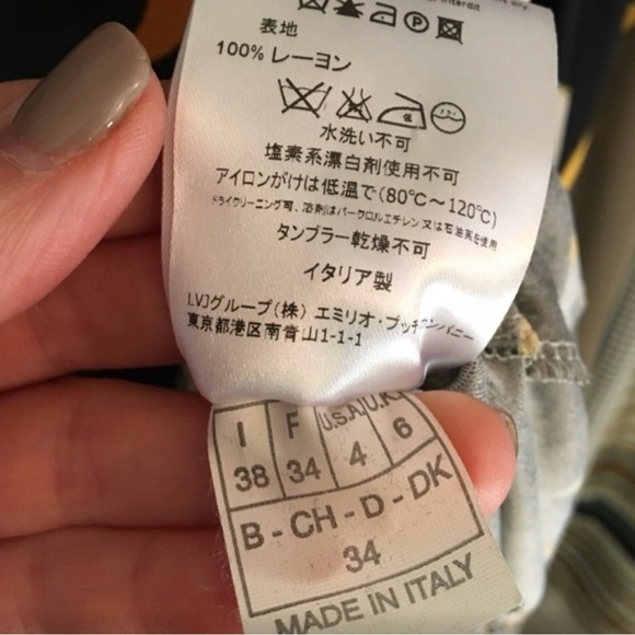 Emilio Pucci multicolored long sleeve dress - Picture 5 of 7